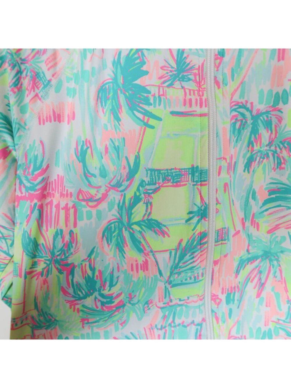 LILLY PULITZER Luxletic Meryl Hadlee Zip Up Jacket Size M Perfect Match Tennis - Picture 5 of 8